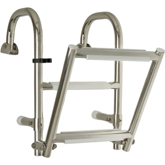 Opvouwbare Zwemtrap Rvs 3 Treden 69x26cm