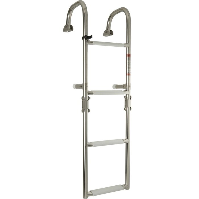 Folding Boat Ladder 4 Steps 92x26cm SS316