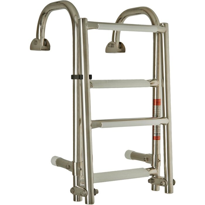 Folding Boat Ladder 4 Steps 92x26cm SS316