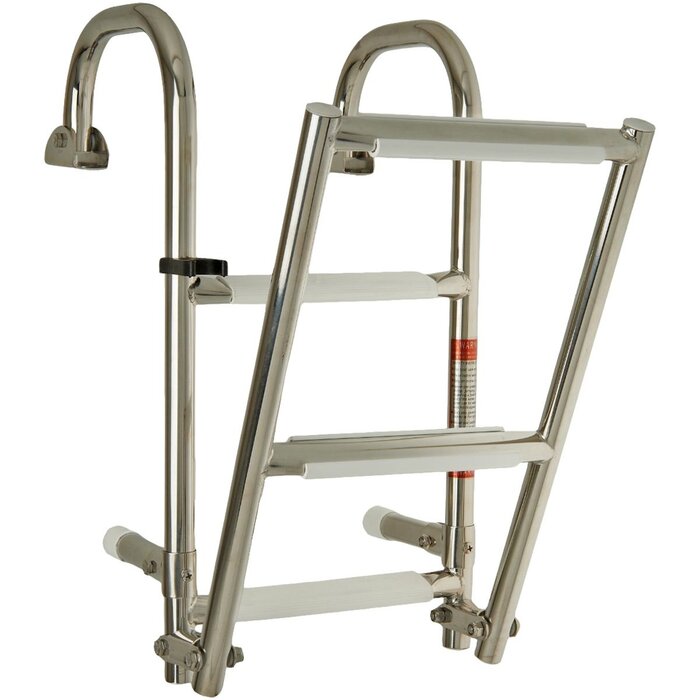 Folding Boat Ladder 4 Steps 92x26cm SS316