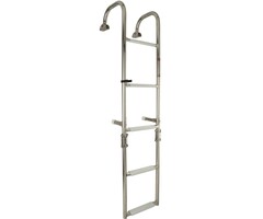 Opvouwbare Zwemtrap Rvs 5 Treden 116x26cm