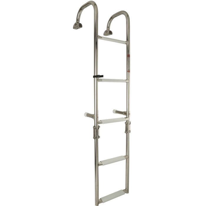 Folding Boat Ladder 5 Steps 116x26cm SS316