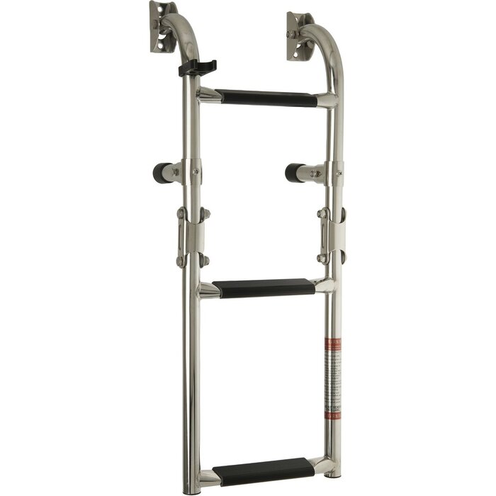 Opvouwbare Zwemtrap Rvs 3 Treden 60x22cm