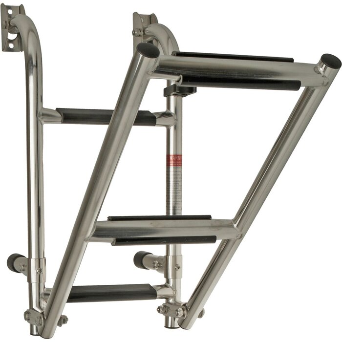 Opvouwbare Zwemtrap Rvs 4 Treden 88x22cm