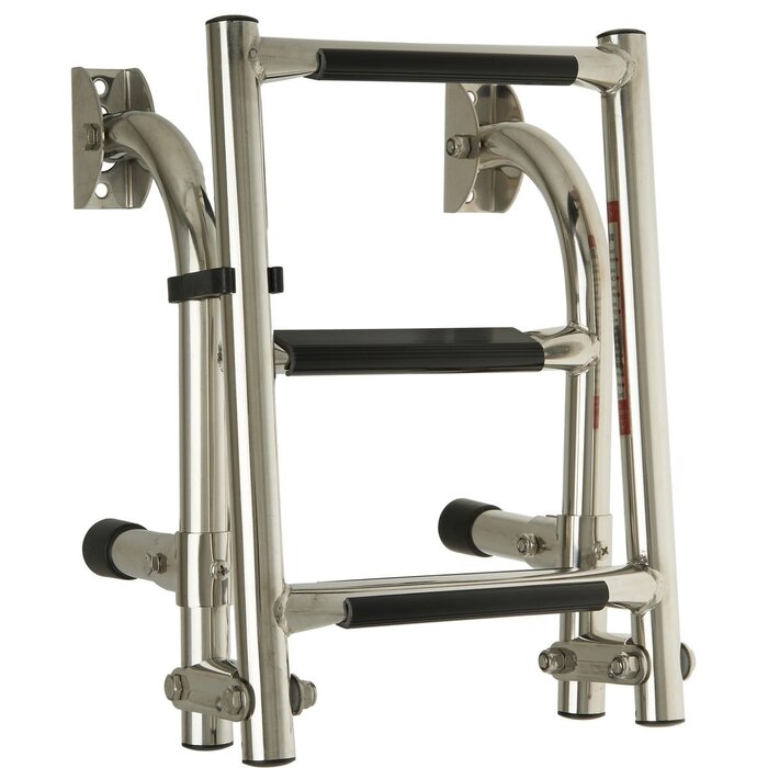 Opvouwbare Zwemtrap Rvs 3 Treden 60x26cm