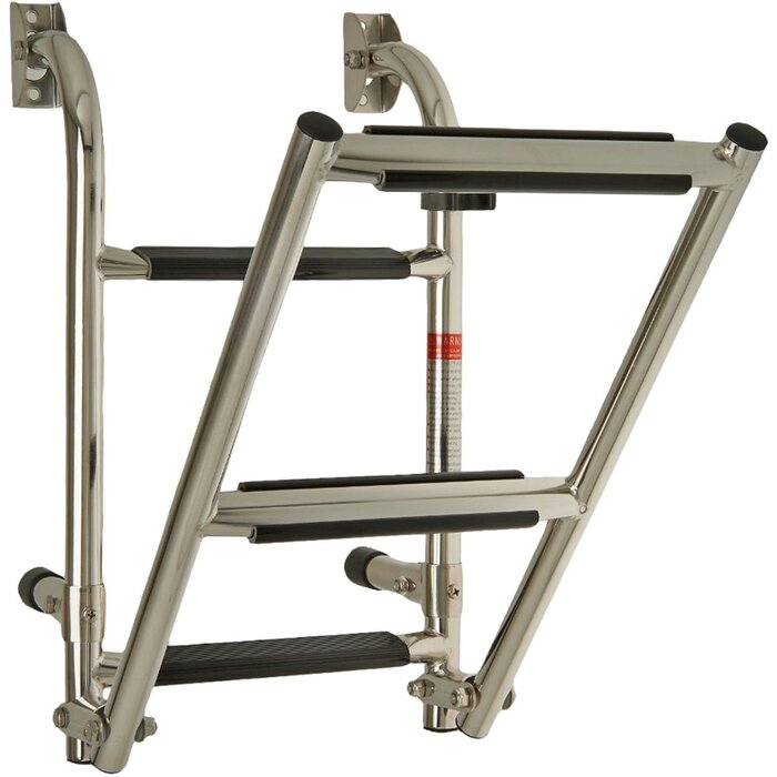 Opvouwbare Zwemtrap Rvs 4 Treden 88x26cm