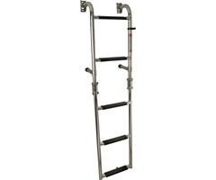 Folding Boat Ladder 5 Steps 110x26cm SS316