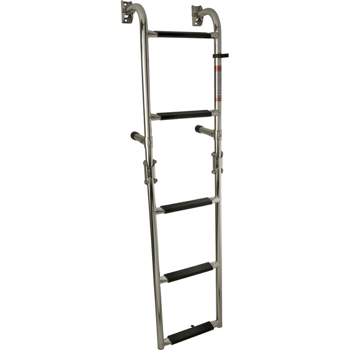 Opvouwbare Zwemtrap Rvs 5 Treden 110x26cm