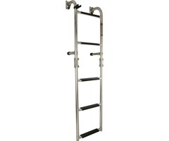 Folding Boat Ladder 5 Steps 110x28cm SS316