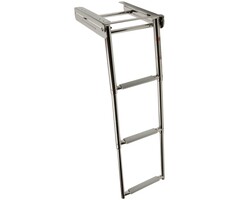 Under Platform Telescopic Boat Ladder 3 Steps SS316