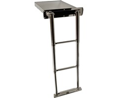 Zwemtrap Rvs 3 Treden Inbouwmodel met Cassette