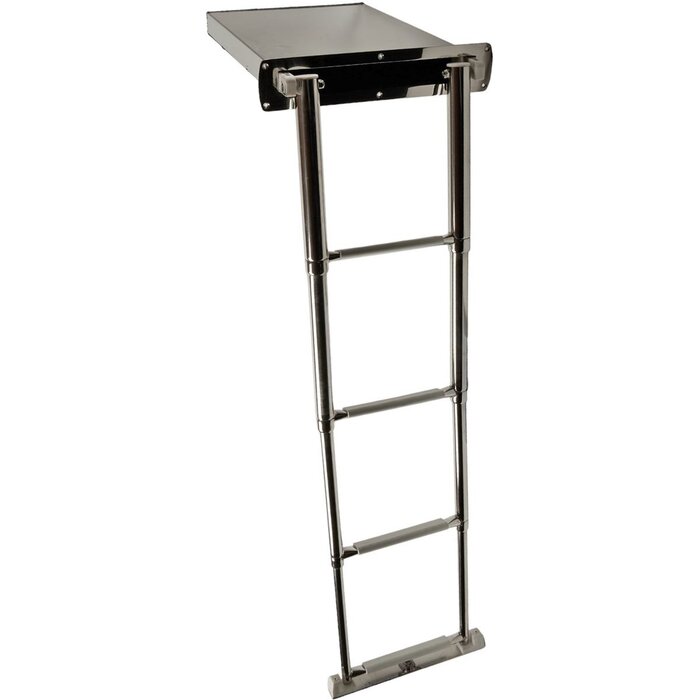 Telescopic Boat Ladder 4 Steps In Concealed Box