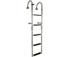 Opvouwbare Zwemtrap Rvs 5 Treden 111x25cm