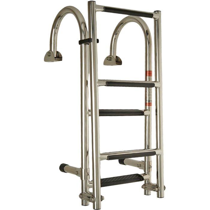 Opvouwbare Zwemtrap Rvs 5 Treden 111x25cm