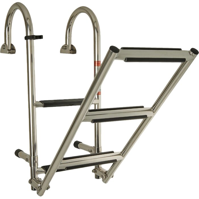 Opvouwbare Zwemtrap Rvs 5 Treden 111x25cm