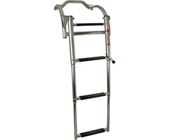 Zwemtrap Rubberboot Rvs 4 Treden Telescopisch