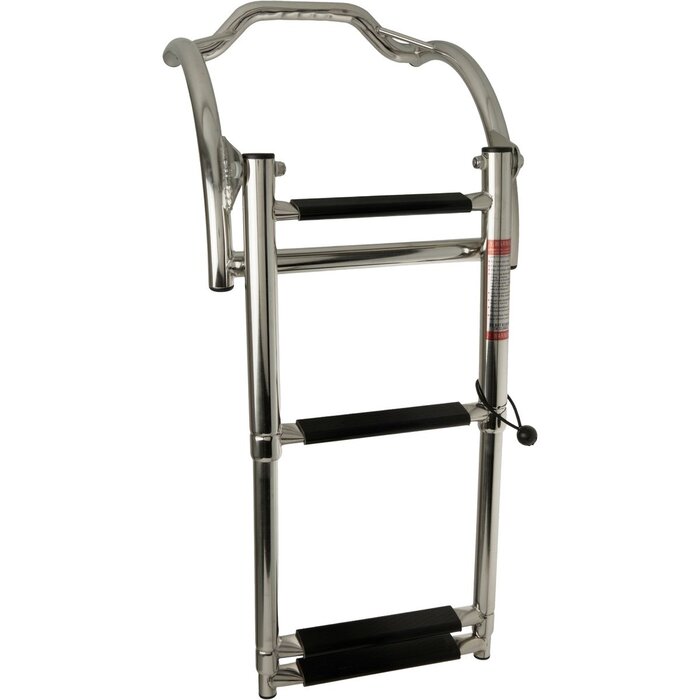 Telescopic Inflatable Boat Ladder 4 Steps SS316