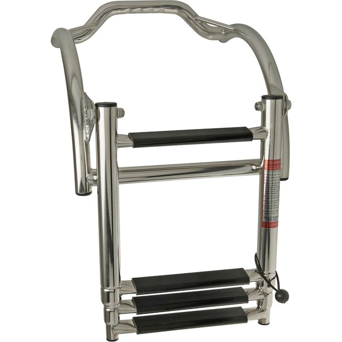 Telescopic Inflatable Boat Ladder 4 Steps SS316