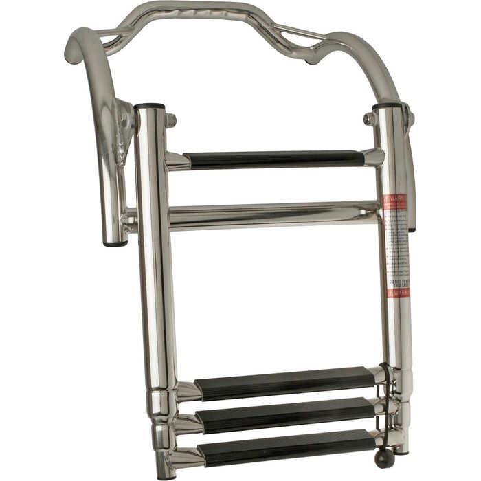 Telescopic Inflatable Boat Ladder 4 Steps SS316