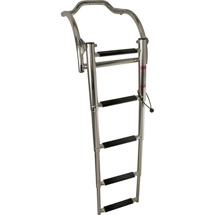 Telescopic Inflatable Boat Ladder 5 Steps SS316