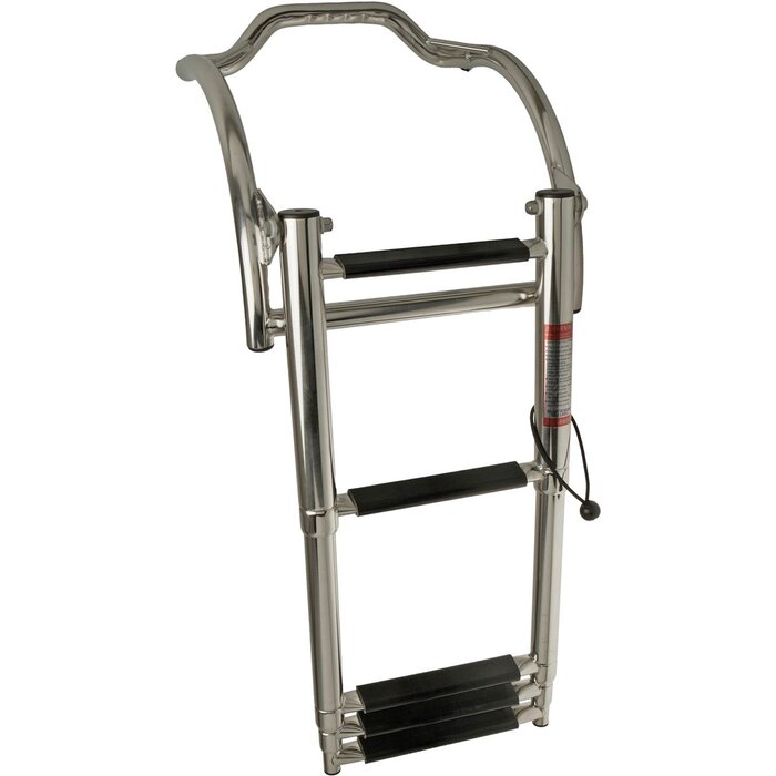 Telescopic Inflatable Boat Ladder 5 Steps SS316