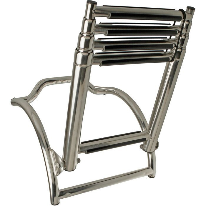 Zwemtrap Rubberboot Rvs 5 Treden Telescopisch