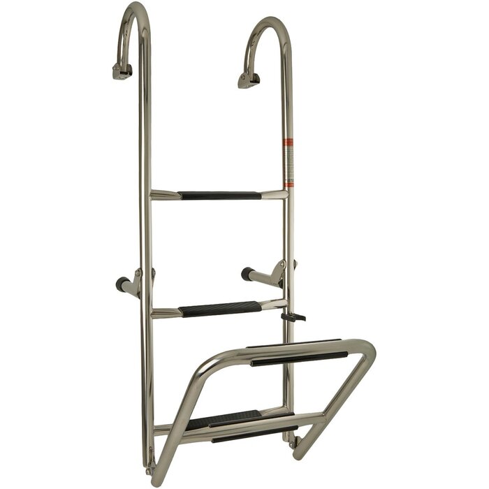 Opvouwbare Zwemtrap Rvs 5 Treden 140x35cm