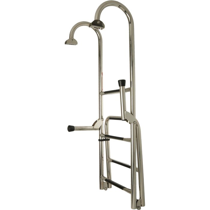 Folding Boat Ladder 5 Steps 140x35 SS316