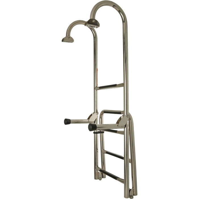 Folding Boat Ladder 5 Steps 140x35 SS316