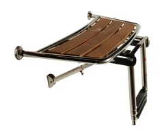 Telescopic Boat Ladder 3 Steps SS316 with Platform 84x41cm