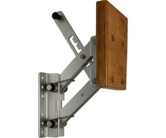 Buitenboordmotorstoel Tot 30kg Aluminium met Houten Plaat