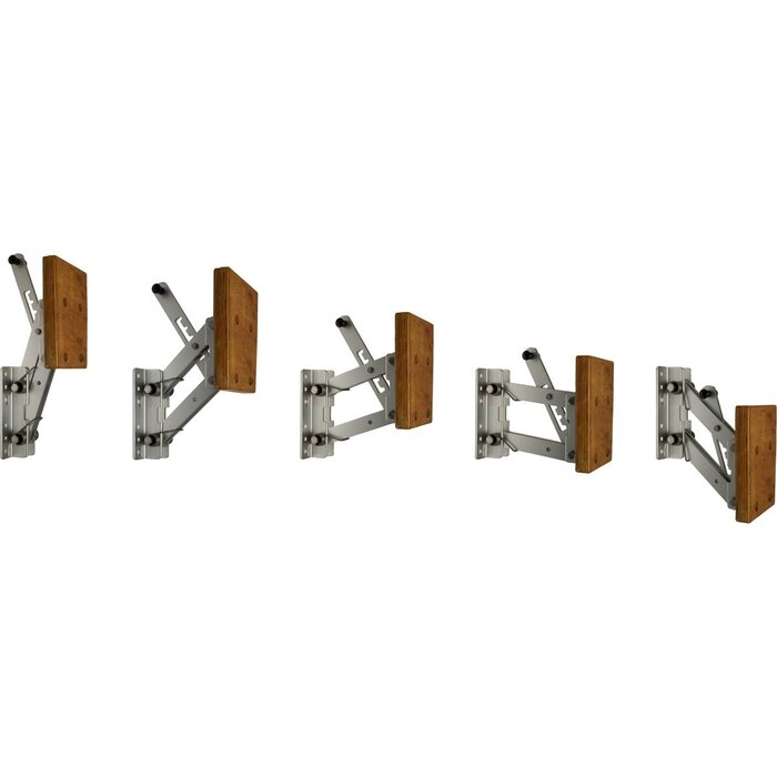 Buitenboordmotorstoel Tot 30kg Aluminium met Houten Plaat