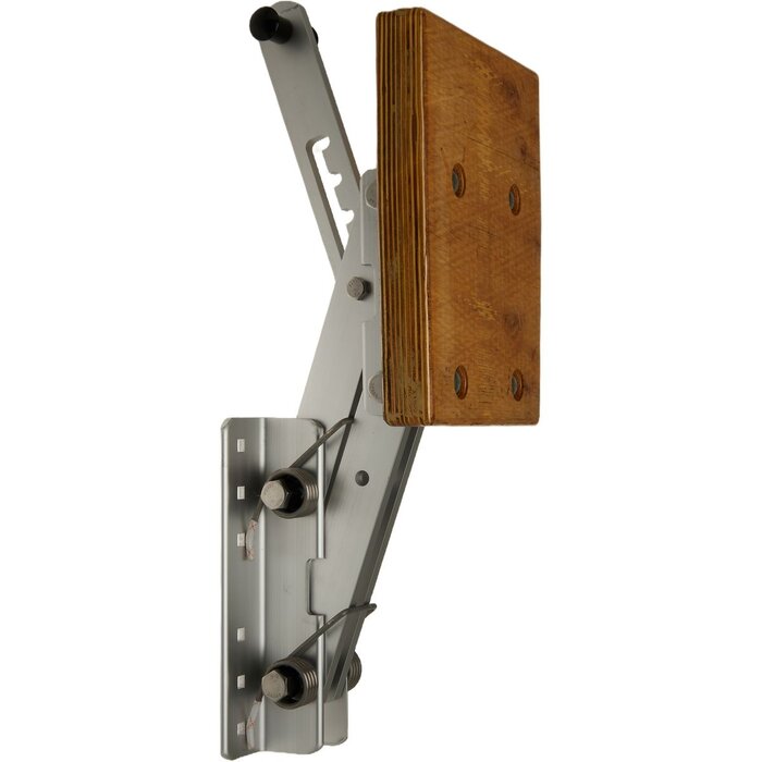 Buitenboordmotorstoel Tot 30kg Aluminium met Houten Plaat