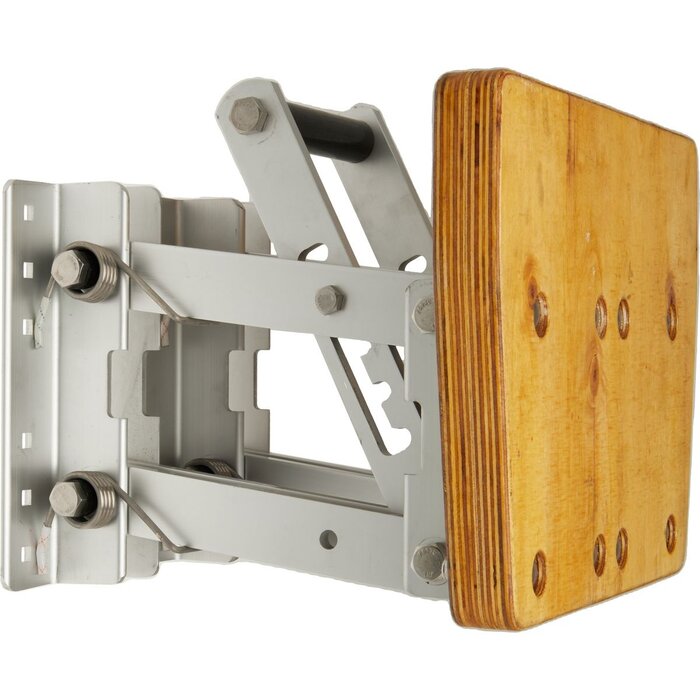 Buitenboordmotorstoel Tot 50kg Aluminium met Houten Plaat