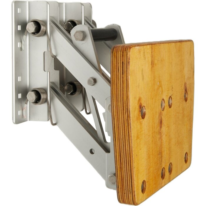 Buitenboordmotorstoel Tot 50kg Aluminium met Houten Plaat