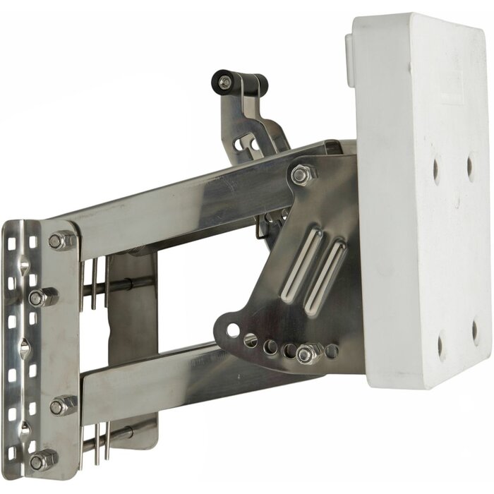 Kicker Motor Bracket Adjustable Hook Up to 40kg SS with Plastic Pad White