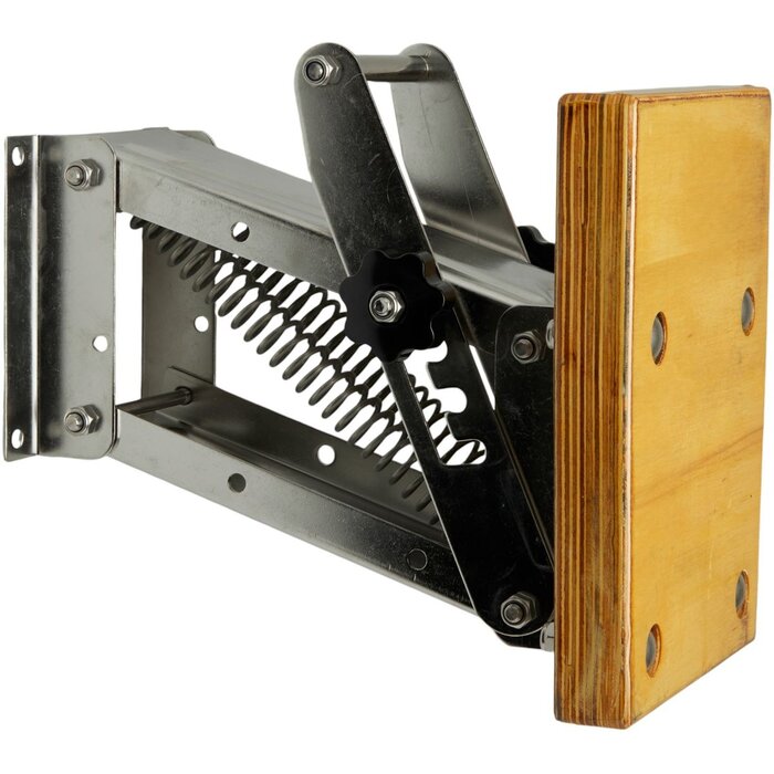 Buitenboordmotorstoel Tot 40kg Rvs met Houten Plaat