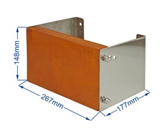 Outboard Motor Bracket Up to 10HP 70-110 Degree Transom-Mount