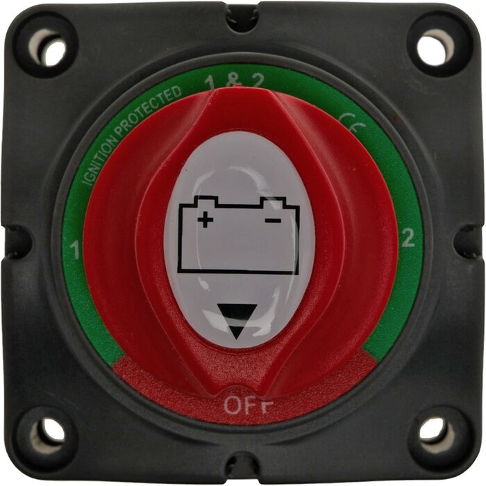 Boat Battery Switch 275A 4 Positions 68x68x75mm