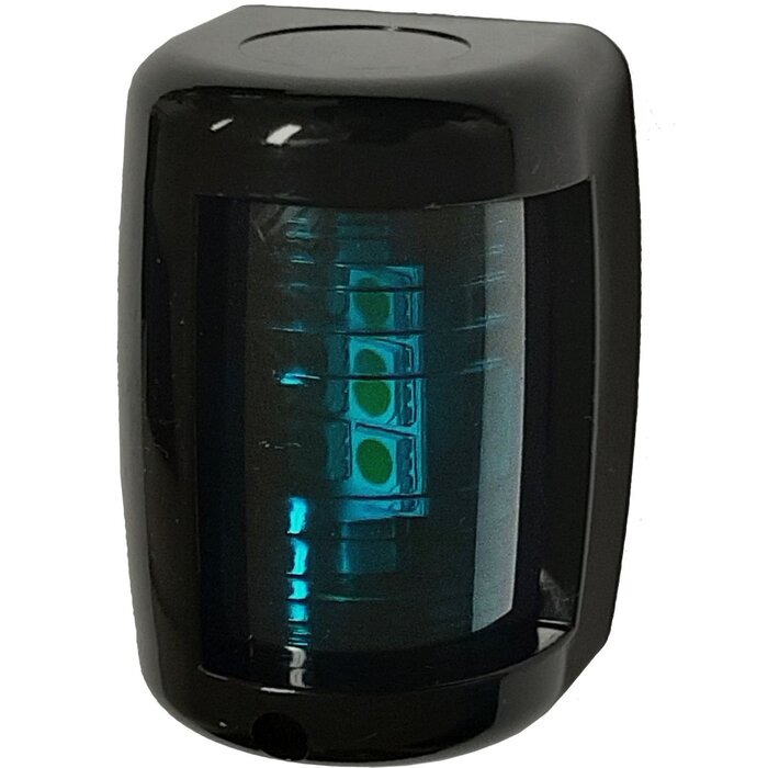 Navigatielicht LED 59x42mm Stuurboord Tot 12m Zwart