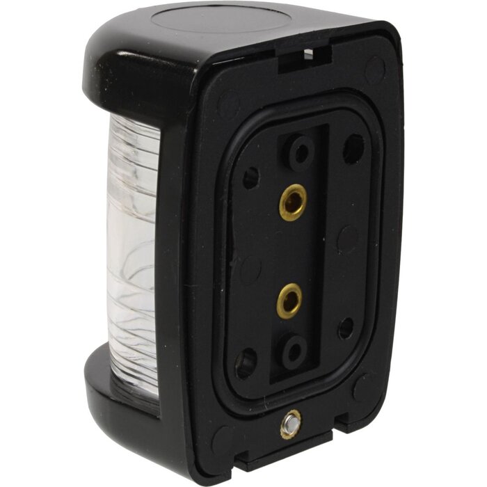 White LED Navigation Light 59x42mm 225 Degree Up To 12m Black