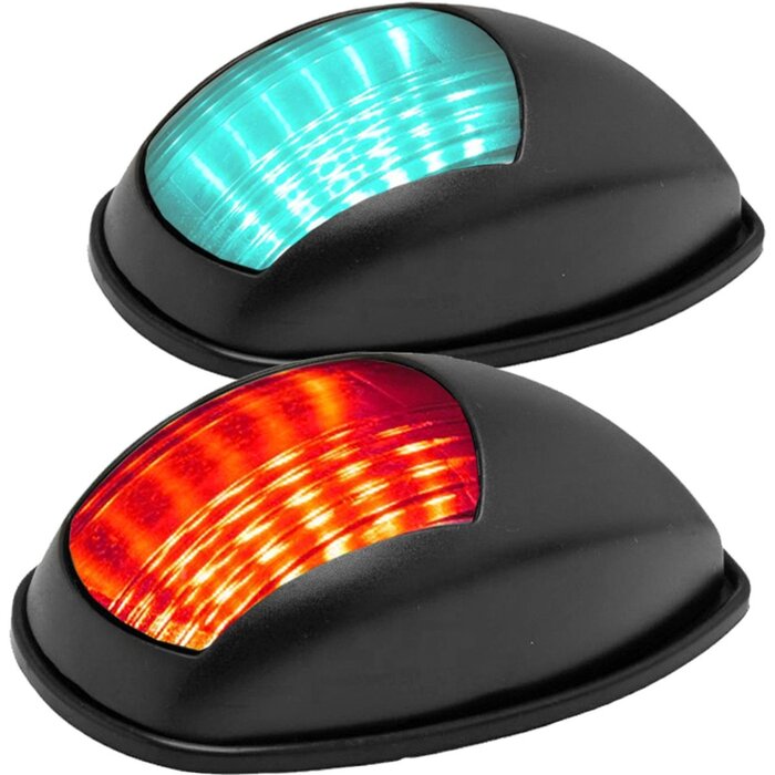 Boordlicht LED Set 98mm Tot 12m Zwart