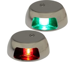 Port & Starboard LED Navigation Lights 69mm Up To 12m SS316