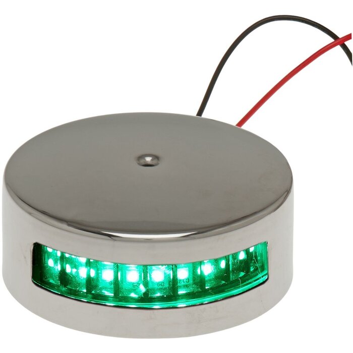 Port & Starboard LED Navigation Lights 76mm Up To 20m SS316
