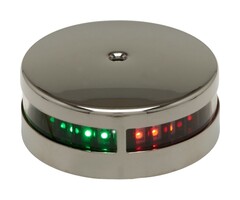 Bi-Colour LED Navigation light 76mm Up To 20m SS316