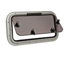 Porthole Rectangular 429x244mm Aluminium