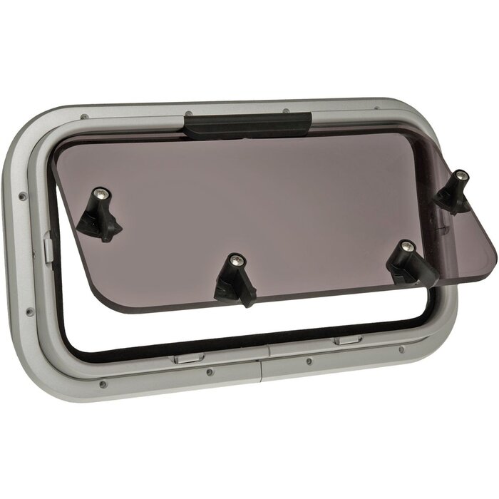 Porthole Rectangular 429x244mm Aluminium
