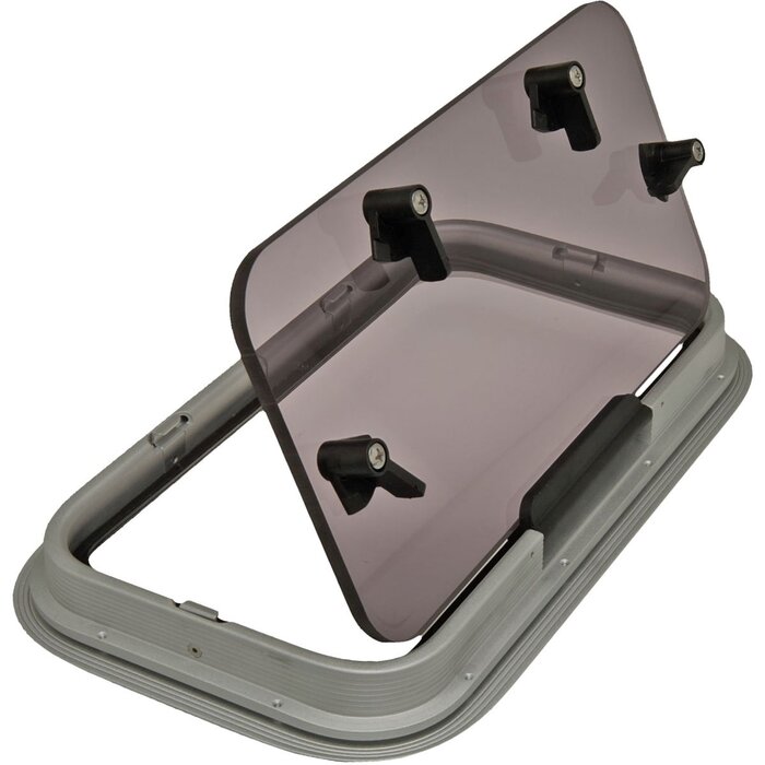 Porthole Rectangular 429x244mm Aluminium