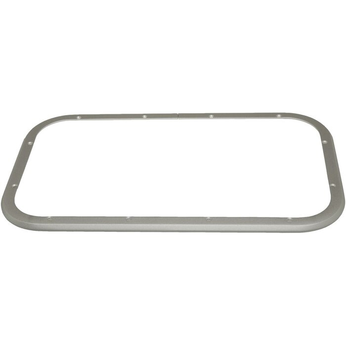 Porthole Rectangular 429x244mm Aluminium