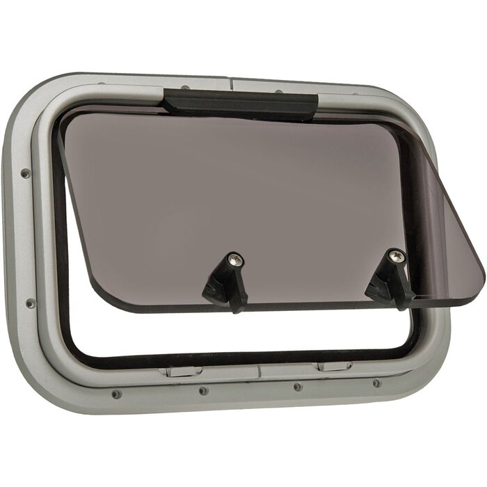 Porthole Rectangular 327 x 232mm Aluminium